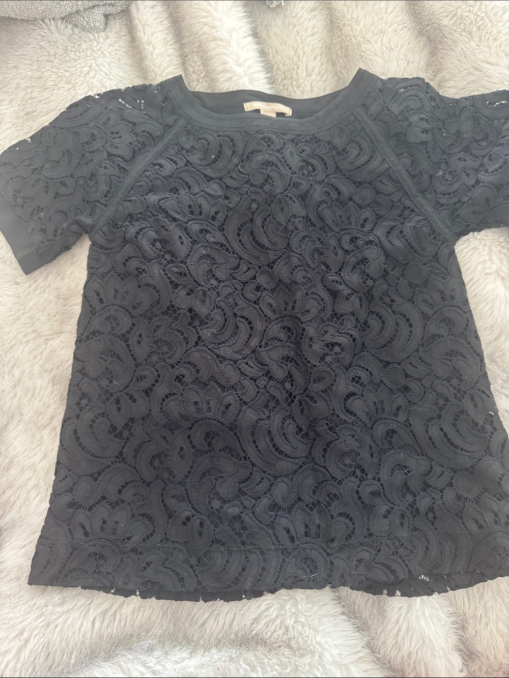 Banana Republic Black Lace Blouse